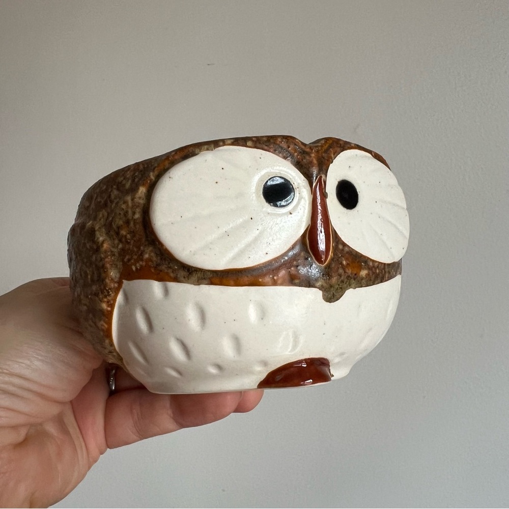 Owl Kotobuki Japanese Tea Cup Soup Mug Ceramic Kizeto Lucky Fukuro Made in Japan